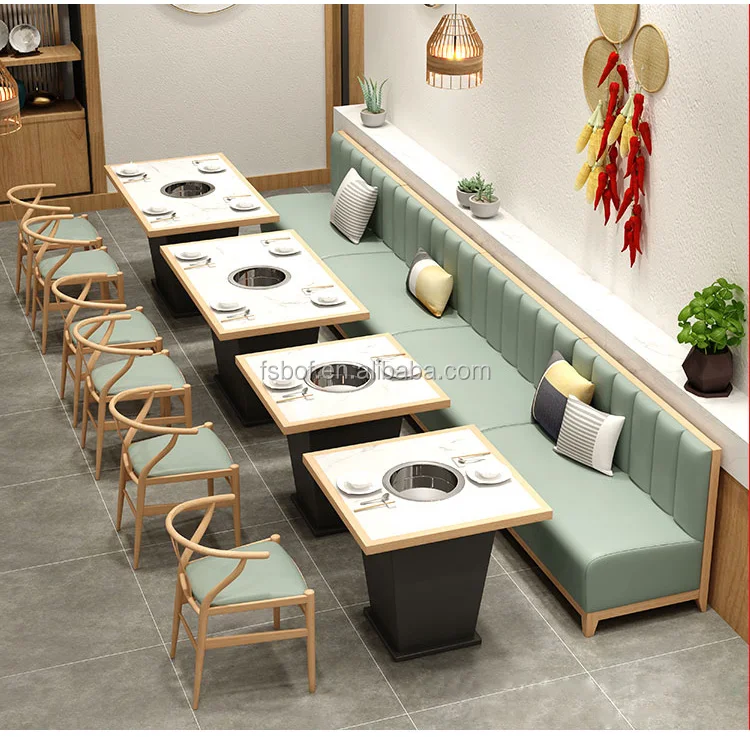 New High End Restaurant Furniture Sofa Round Booth Dining Tables And