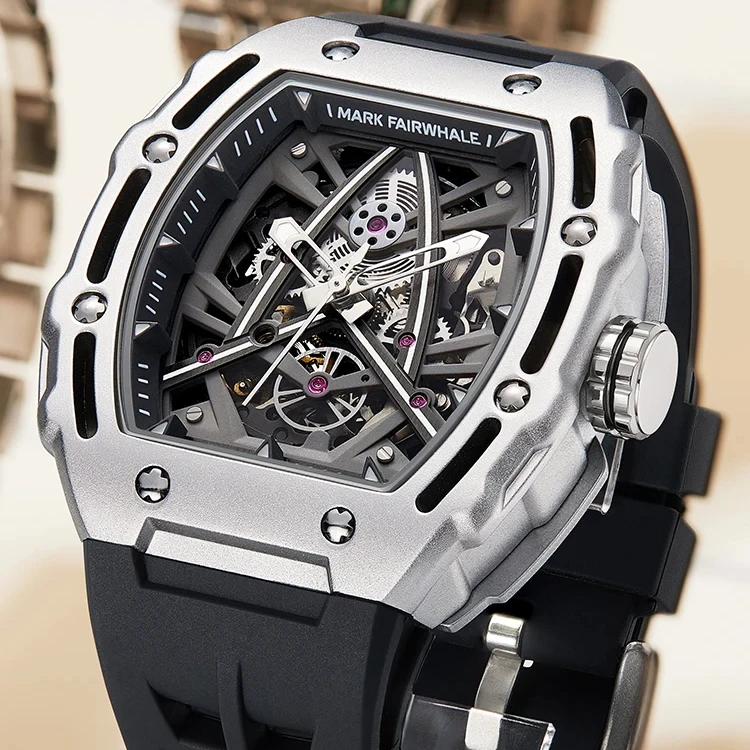 

New Arrival Custom logo Mechanical Watch Mens Luxury Automatic Watches Skeleton Automatic Watch