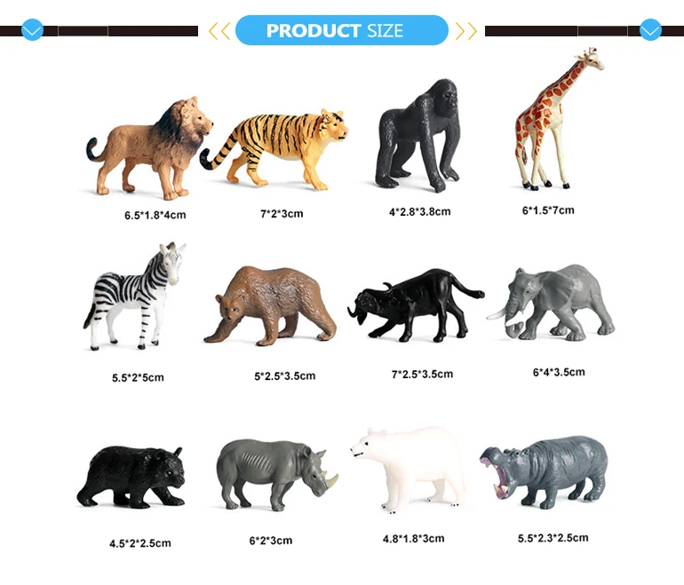 Wholesale Zoo Mini Plastic Toy Wild Animal Buy Mini Plastic Toy