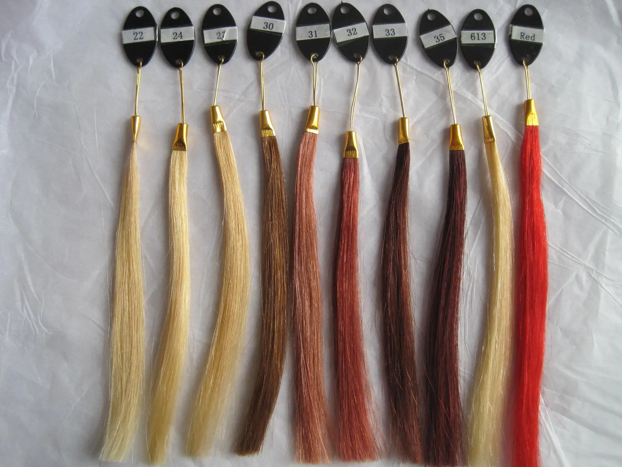 Large stock Indian hair Wholesale 100% natural human hair extensions color ring