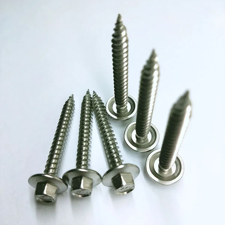 wholesale varied size hex head stainless steel drywall screws
