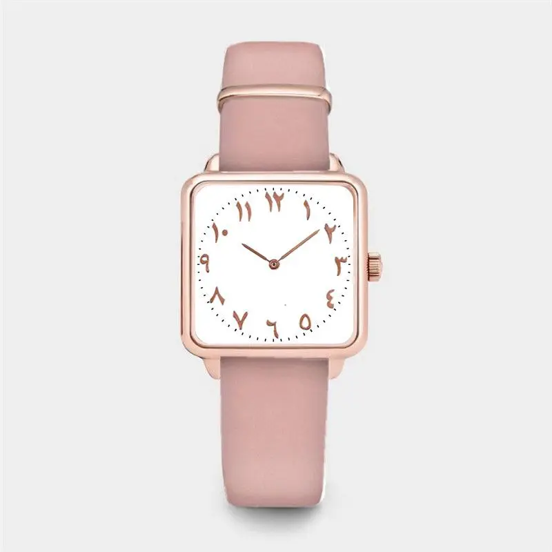 

New Arabic Quartz Wrist Watch Square Casual Women's Watch Wholesale Watch