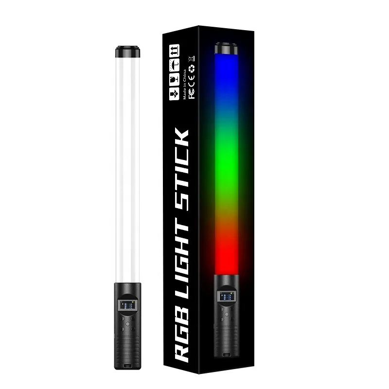 

Handheld Photography Light Wand,RGB LED Light Stick/Bi-Color 360 Full Color Lamp,Dimmable RGB Video Light Bar