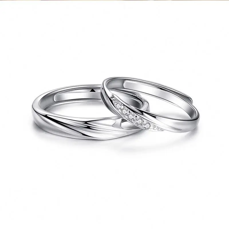 

Eico new fashion accessories women rings silver finger stainless steel ring weding woman rings jewelry, Gold/silver/picture