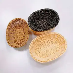 Image of FDA test oval bread display basket