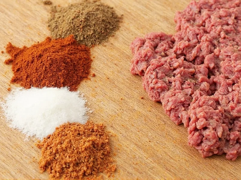 Perfect Homemade Taco Seasoning for 1 lb Ground Beef