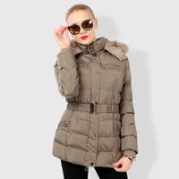 

OEM Service Women Winter Clothes Black Jackets Women Winter Down Clothing