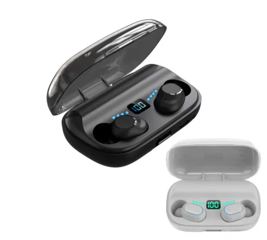 

T11 TWS Wireless BT 5.0 Earphones 1800 mAh Charging Box HiFi Stereo Sports Waterproof Wireless Headphone With Microphone, Multi