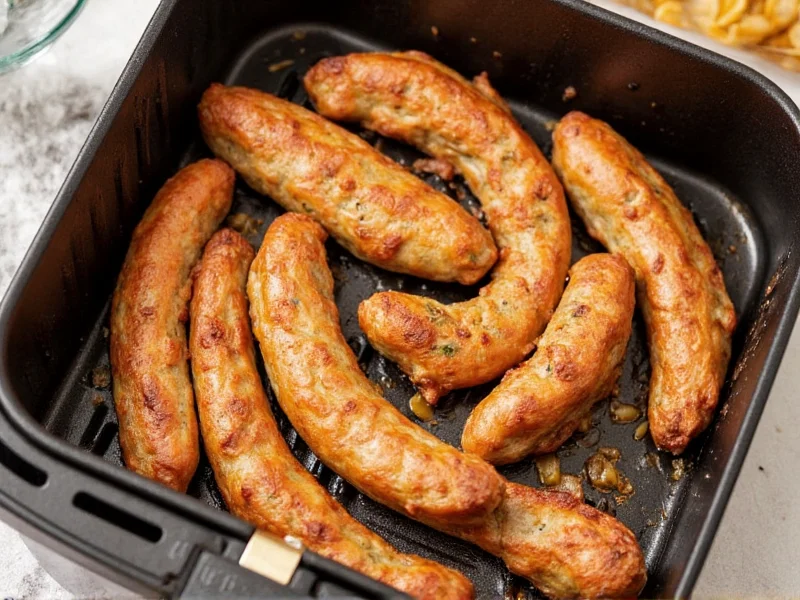 How Long to Air Fry Chicken Sausage: Perfect Timing Guide