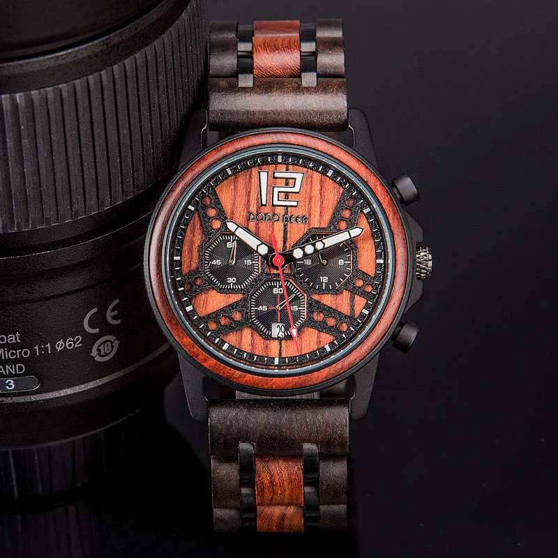 

Amazon wood watch sales champion in the first half of the year accepts private customization