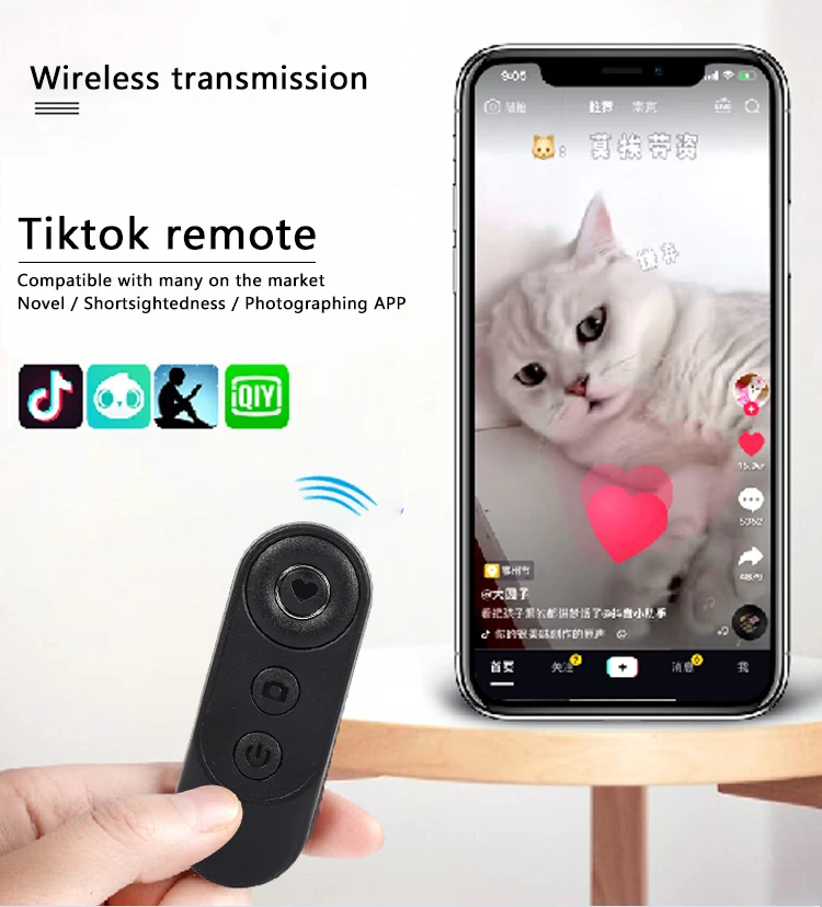 

Best selling hot mobile phone button remote control for tiktok short video -Sam