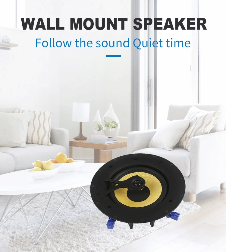 TPH-50A Professional 5.25inch 40W two-way Hi-Fi in-wall speaker Home Theater System Speaker - ANKUX.COM