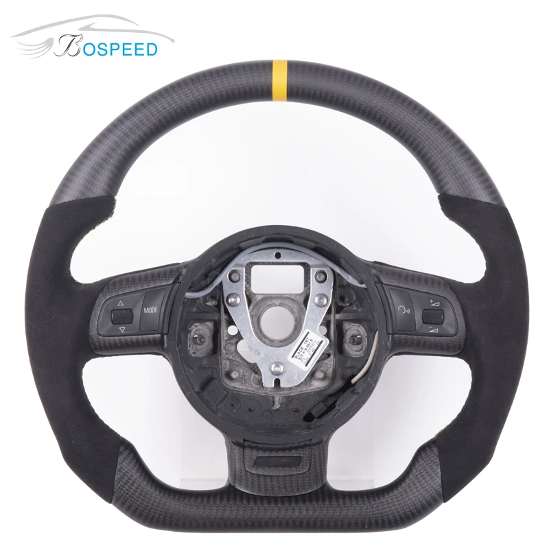 

Matte Carbon Fiber Steering Wheel for Audi TT, Customized color
