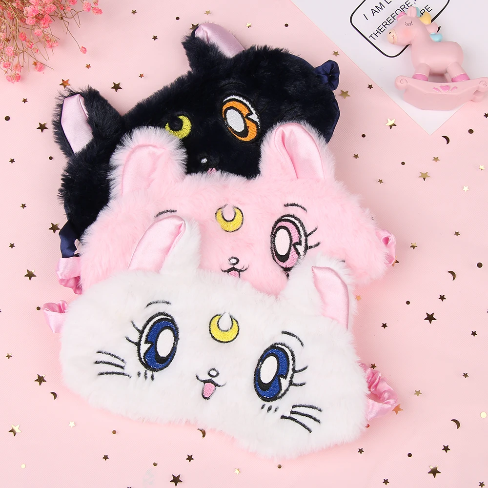 

1PC Cute 3D Shading Mask Soft Padded Sleep Animal Expression Picture Rest Relax Eyeshade Blindfold Eye Care