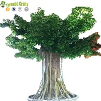 

Wholesale Fiberglass Indoor Banyan Plant Cheap Artificial Ficus Trees