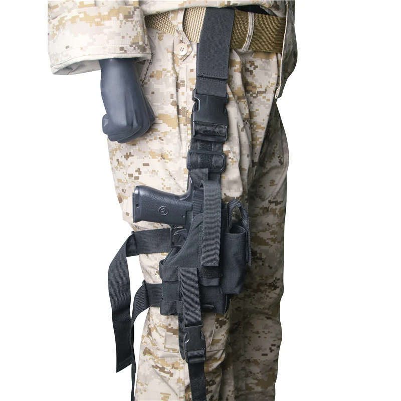 

Leg Holster With Magazine Pouch Tactical Thigh Pistol Gun Leg Harness Holster For Men And Women