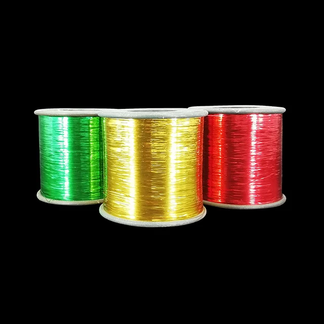 
Deep gold shade M metallic yarn metallic film 