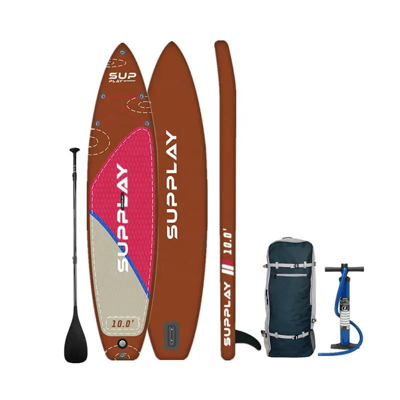 

9' Single Layer Inflatable SUP stand up Surfing Inflatable SUP Cruising Paddle, Customized color