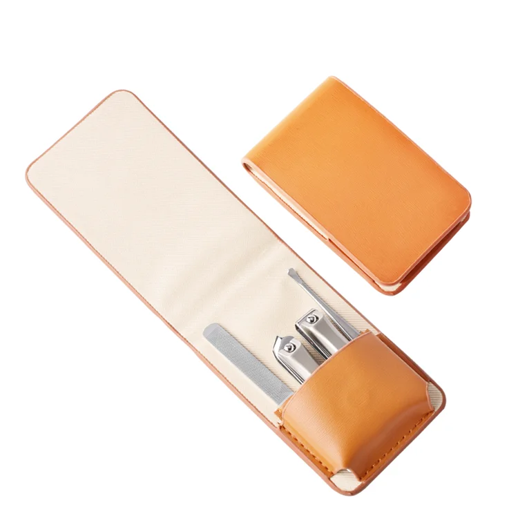 

Set De Manicure Fashion Manicure Pedicure Set Tools 4 Pieces Stainless Steel Manicure Set Nail Care with Leather Bag