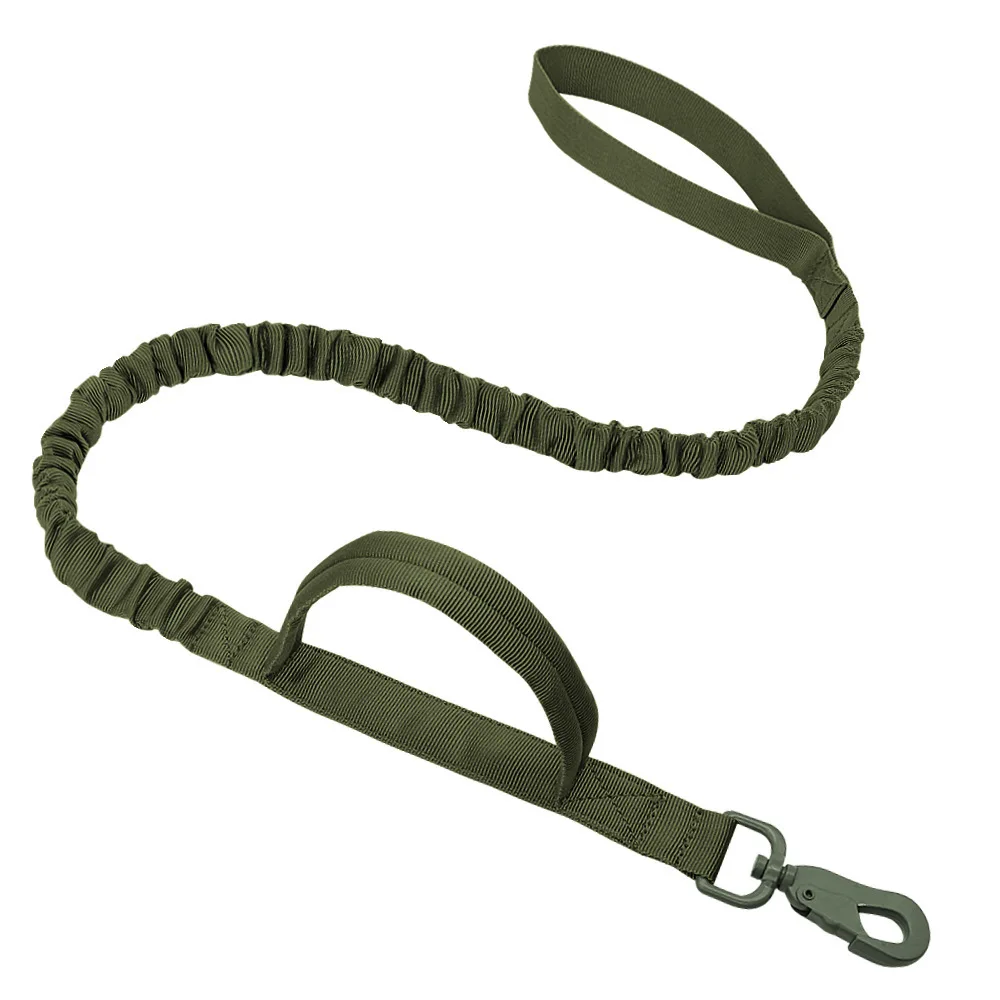 

Nylon rope Outdoor Military Retractable Tactical Dog Pet Army Training Bungee Leash