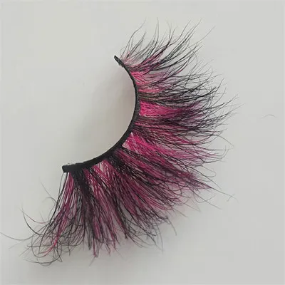 

Colorful QUEENA mink hair false eyelashes wholesale trade natural comfortable eyelashes color mink hair eyelashes