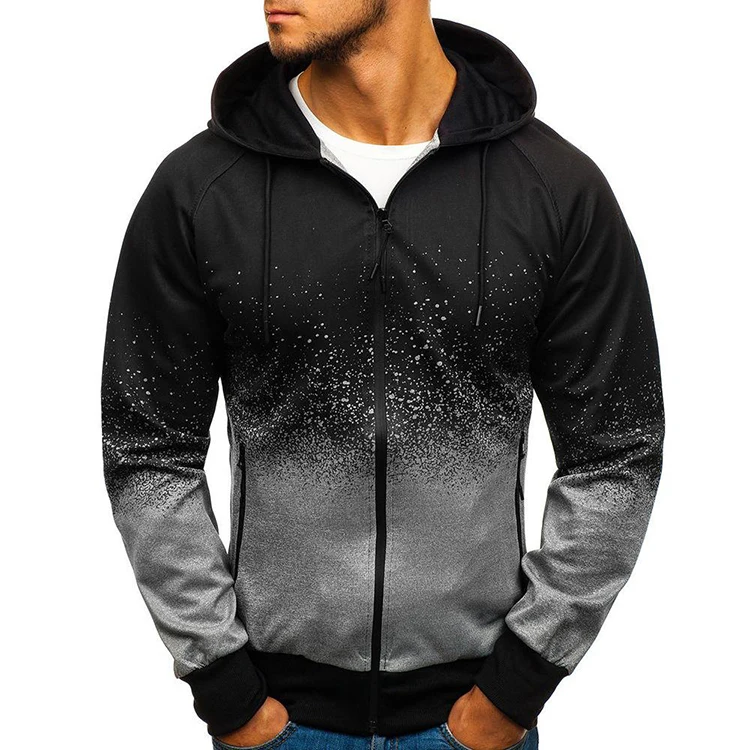

Custom Oversized Zip up Hoodie Design Your Own 3D Printing Hoodie for Men