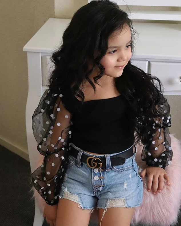 

CCYH summer 2021 baby girl clothes cotton t shirt + denim shorts wholesale summer newborn baby clothes 2pcs Suit, Picture shows