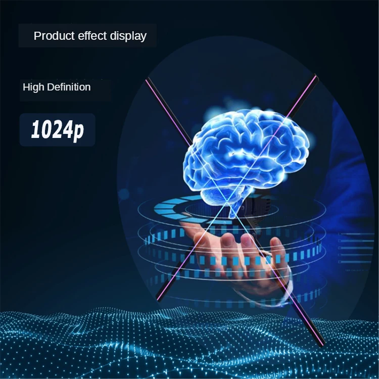75cm Wifi  Hologram 3D Led display Advertising Equipment Holographic
