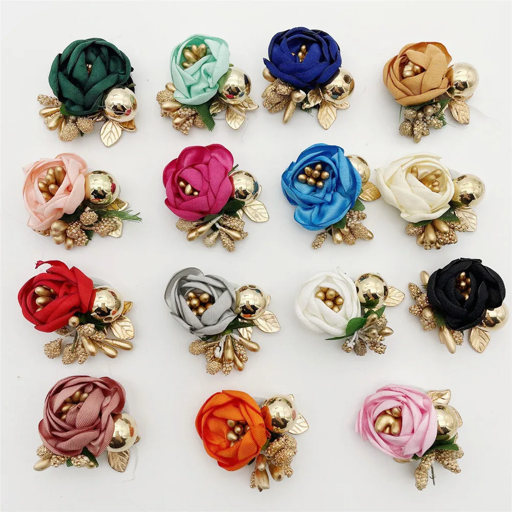

3D Artificial Flower Home Party Decoration DIY Wedding Hair Accessories for Women