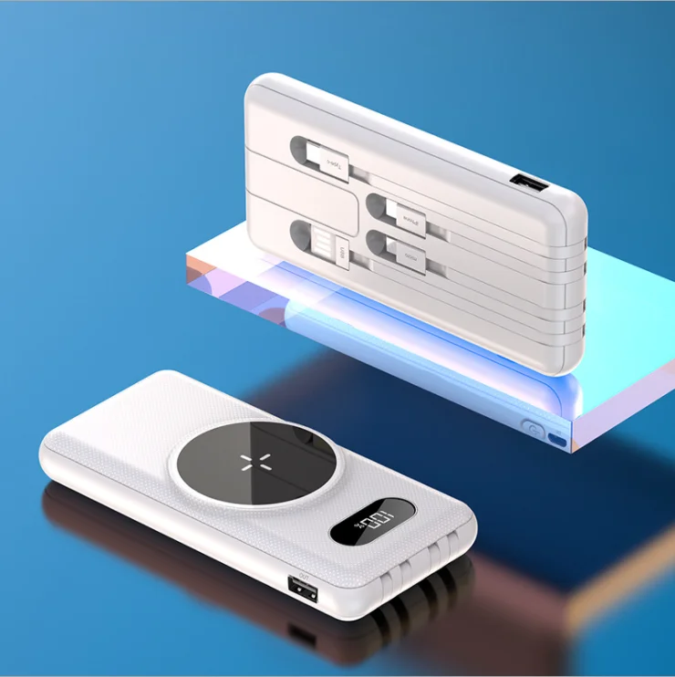 

10000mAh Qi Wireless Charger Power Bank For Xiaomi iPhone Samsung Poverbank Portable External Battery Charger Wireless Powerbank