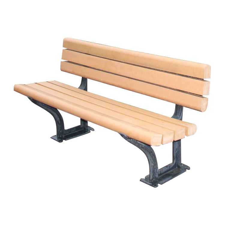 
HDPE wooden garden park bench for wholesale 