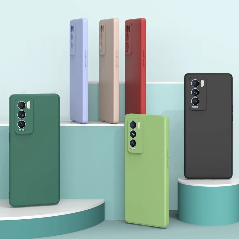 

High quality liquid silicone case for Realme GT Master Explorer back cover with microfiber inside, 13 colors