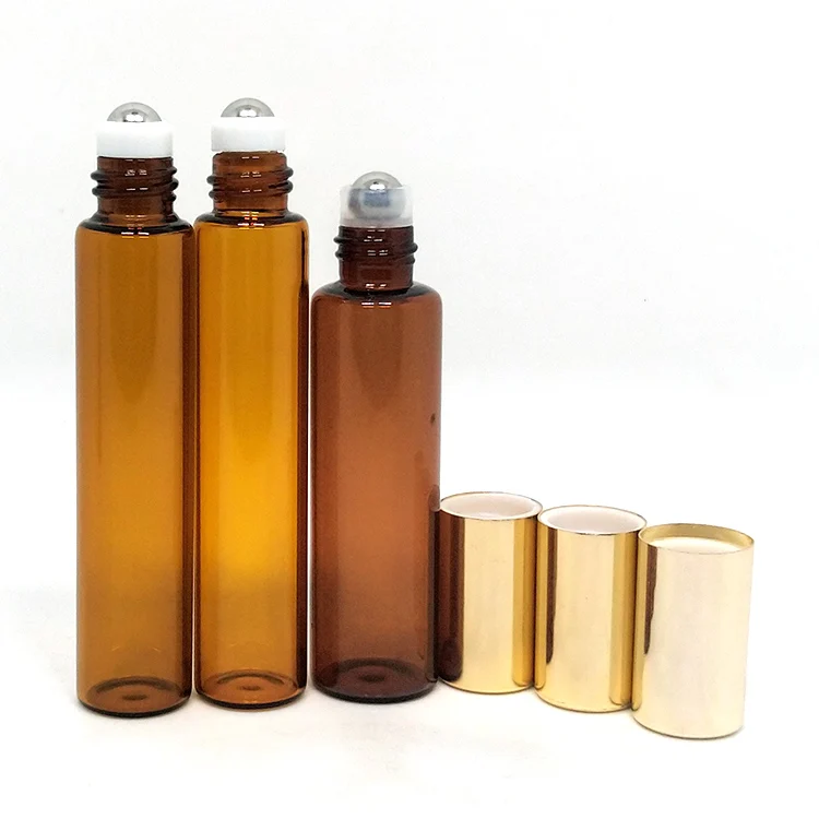 Wholesale Roller Ball Bottle Clear Frosted Essential Oil 10ml Empty