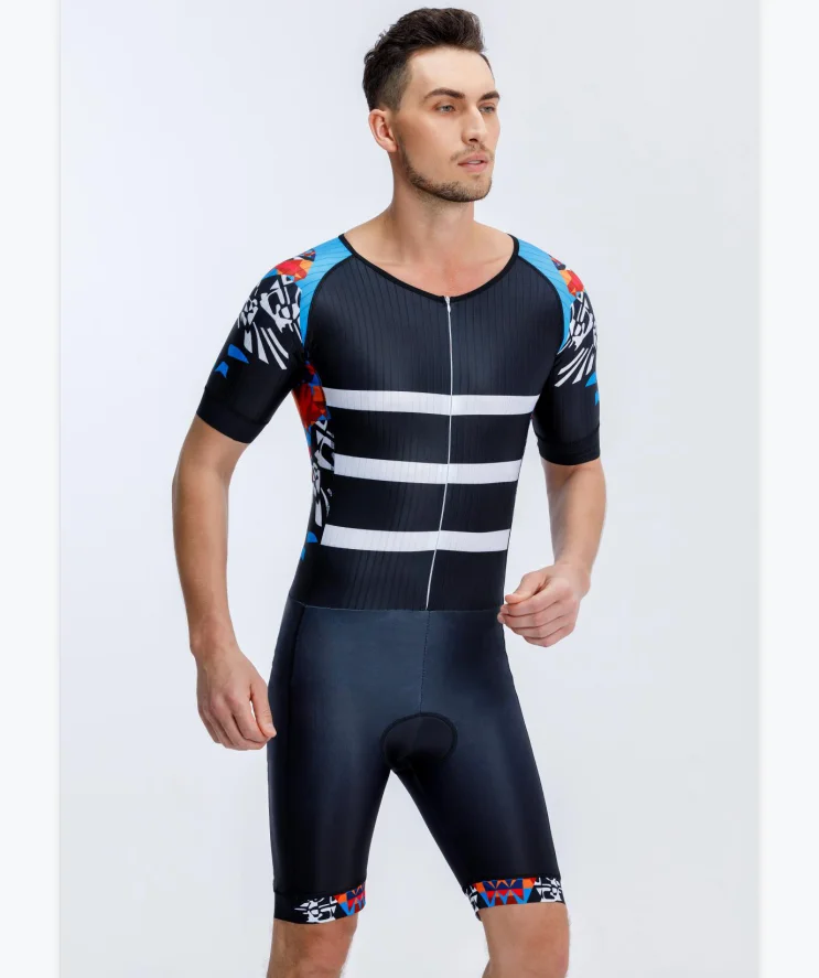 

high quality custom logo sublimation one piece cycling speed skating skin suit