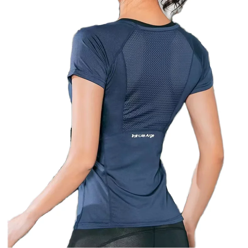 Short Sleeve Moisture-Wicking瑜伽Top