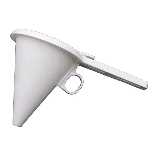 

Convenient Chocolate Candy Icing Funnel Mold White Plastic Pancake Cream Tool Baking Tools for Cakes