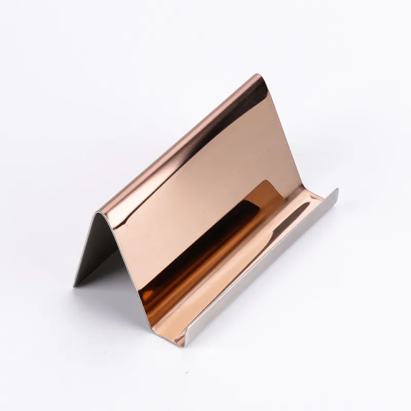 stainless steel business card case