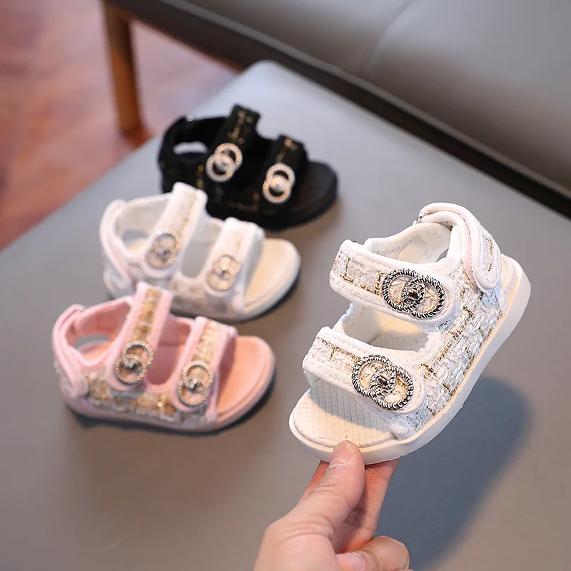 

Summer Toddler Sandals Baby Girls Casual Breathable Kids Shoes Fashion Boys Soft Bottom Beach