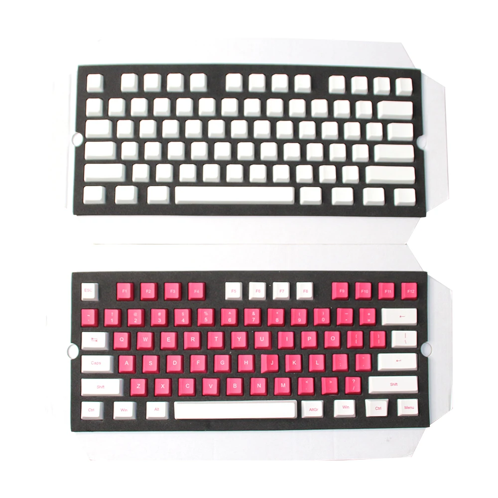 

Kingsub 2021 New Keyboard Keycaps Wholesale Sublimation Printing Cute Blank PBT Keycaps