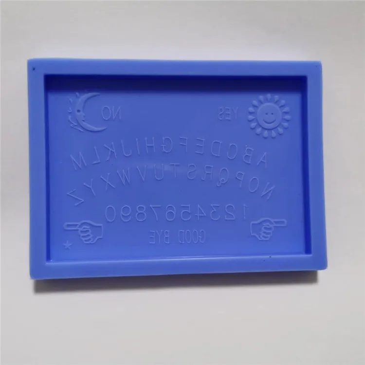 

3D High-Quality Ouija Board Mold 6 cm for Resin keychain silicone mold DIY handmade charms mold, Blue