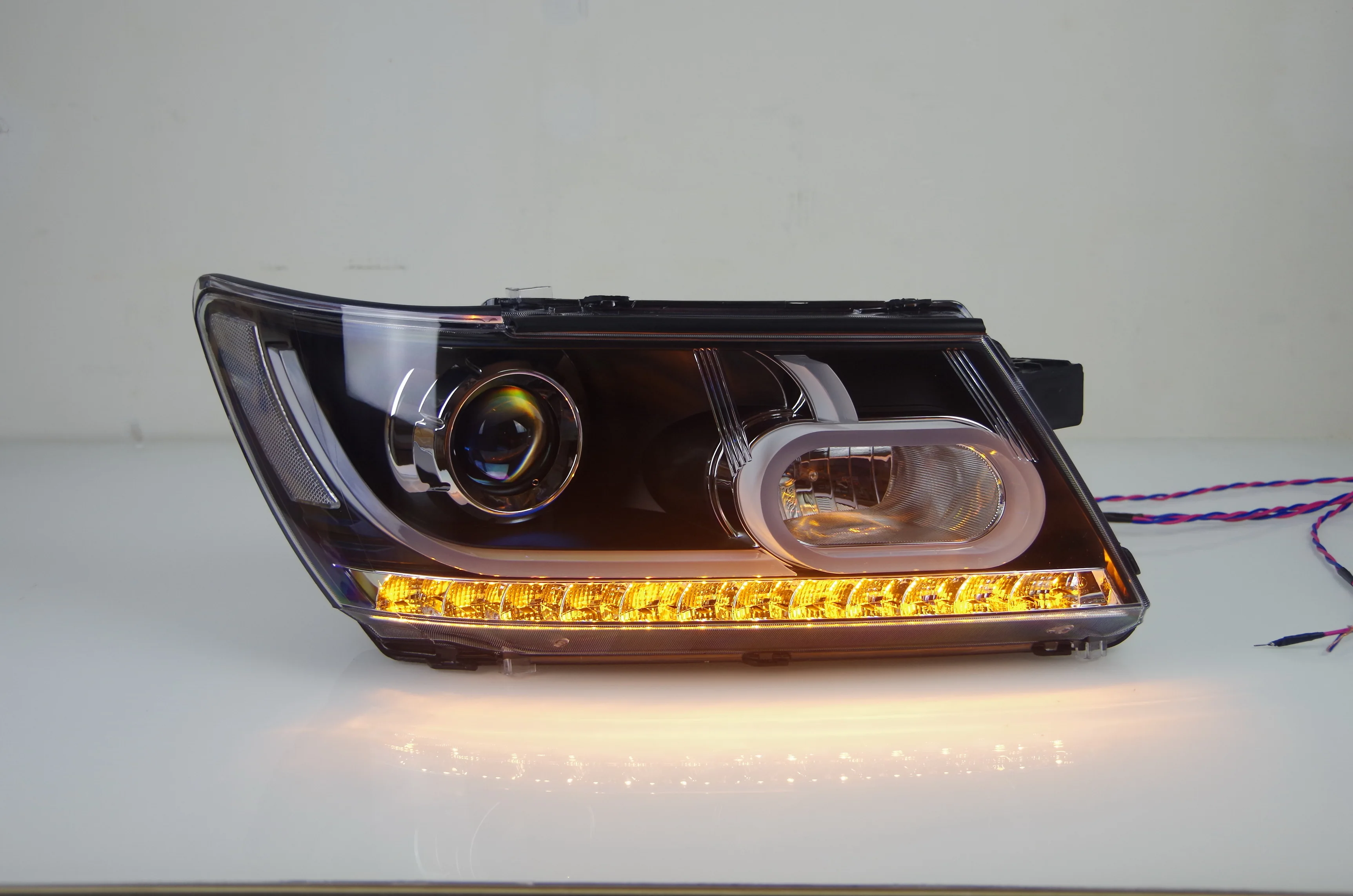 Headlights For Dodge Journey Accessories Jcuv 20092017 Drl Head Lamp Led Bi Xenon Bulb Fog