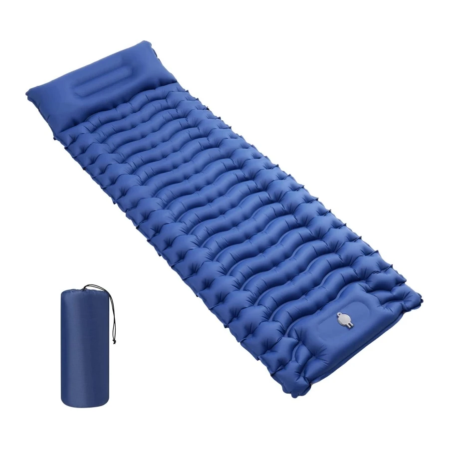 Outdoor Camping Lightweight Self Inflatable Portable Folding Sleeping Mat Air Mattress