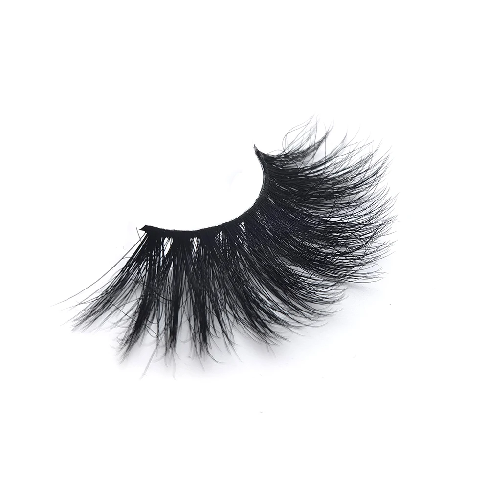 

2021 25mm Wholesale Mink Eyelashes eyelash vendor customized boxes, Black color