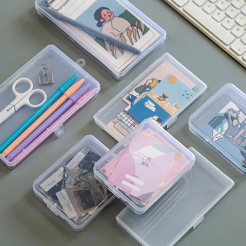 

wholesales transparent clear PP box storage plastic the plastic box with lid