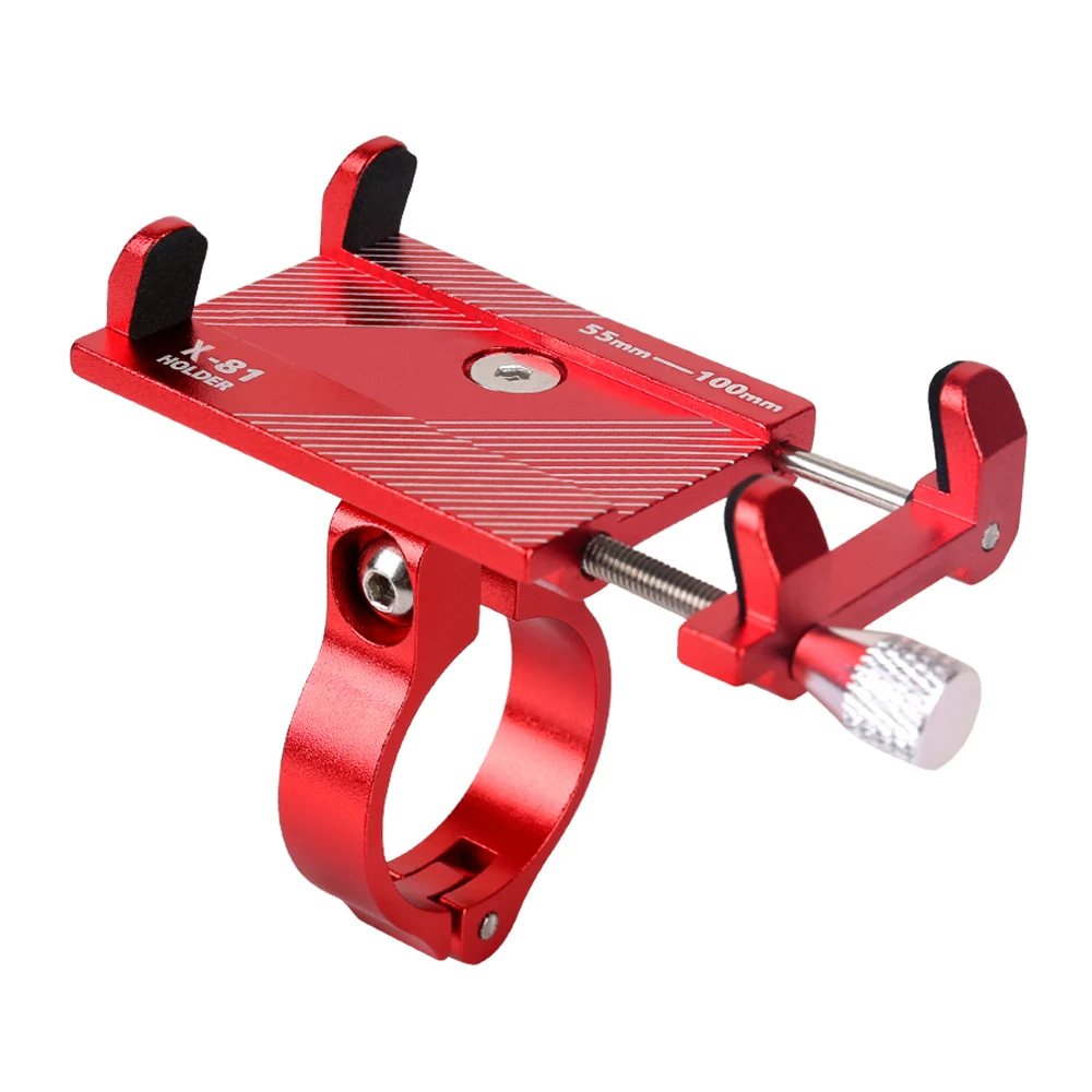 

Aluminum Alloy Bicycle Phone Holder Motorcycle Handlebar Mount Smart Phone for iPhone Xs Max Xr X 8 Samsung Xiaomi Bike Holder