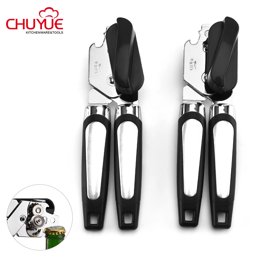 
Multifunction manual can tin opener with smooth edge 