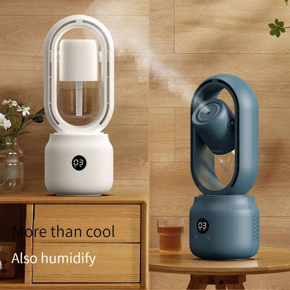 Image of 2023 New Product Multifunctional Spray Fan Mini Cold Air Conditioner Humidificationportable mister spray fan