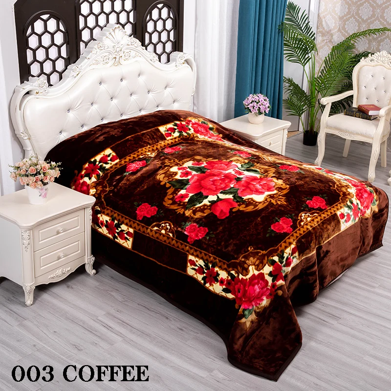 Stock! Competitive Price Wholesale Korean Mink Blankets Arabic Style