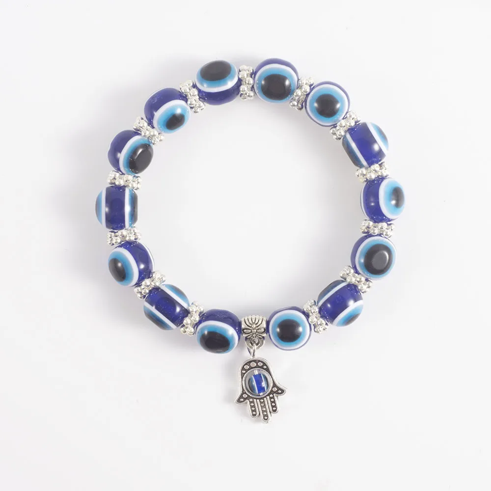 

Women New Men Fashion Turkey Acrylic Religious Bracelet Evil Blue Eyes Bead