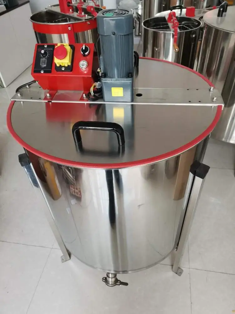 
4 Frames Manual Honey Extractor/Stainless Steel Honey Shaking Machine Honey extraction machinery Food grade stainless steel 